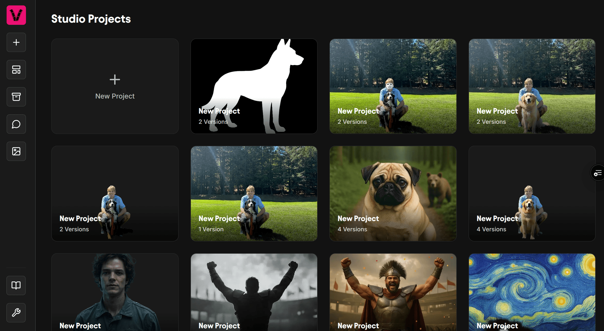 Image Studio interface overview