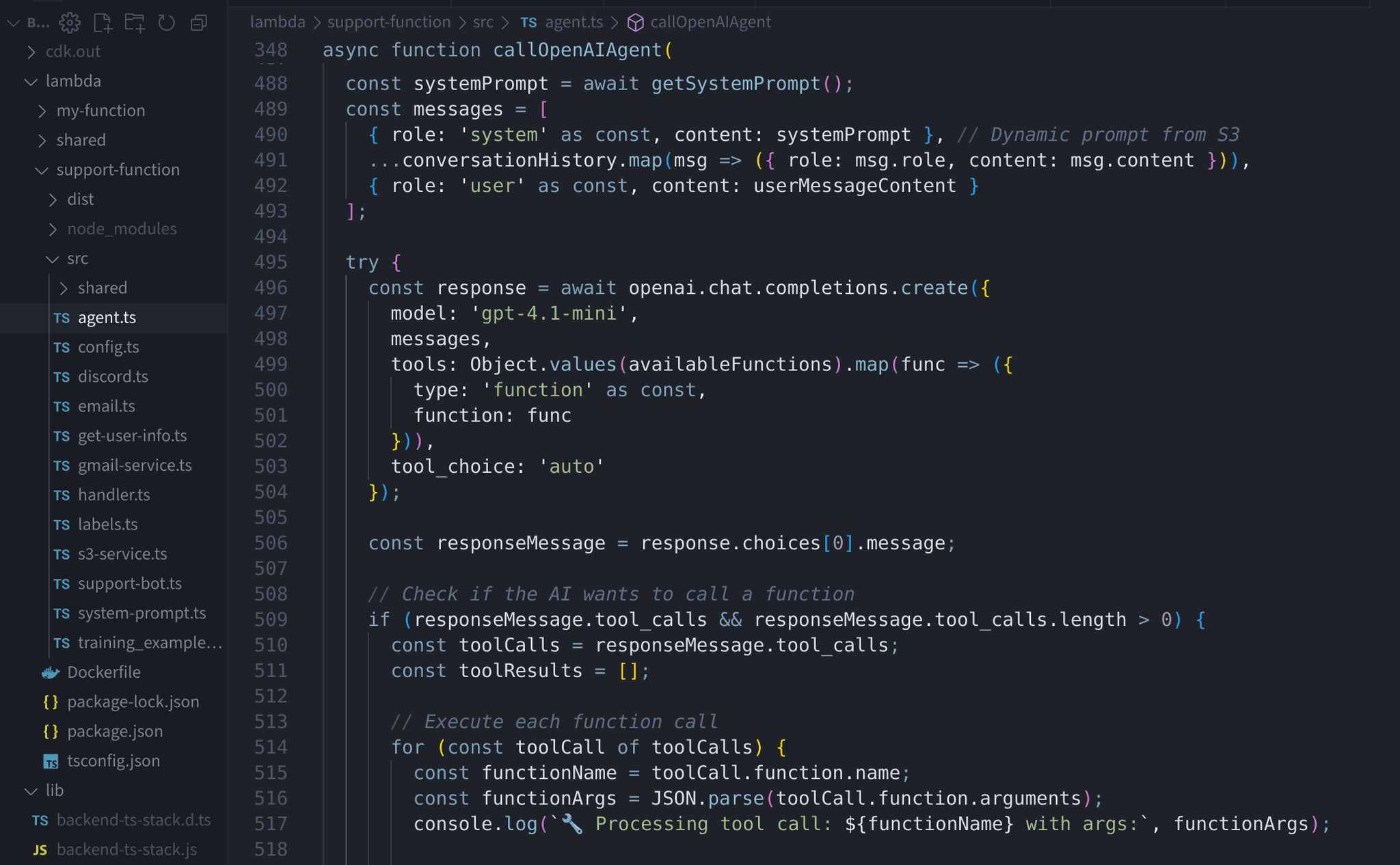 AI conversation management